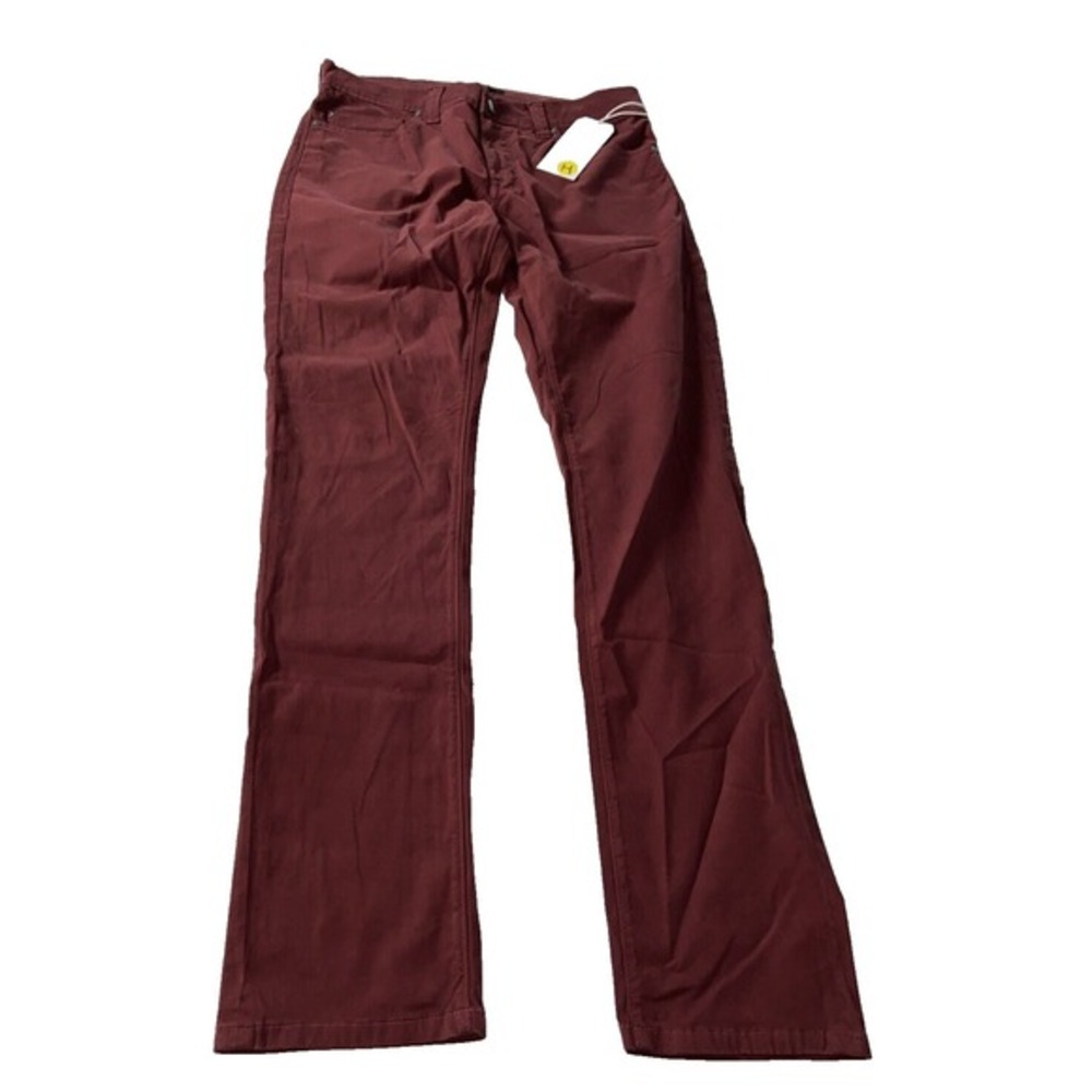 Fidelity men's Torino Pants 33x33 Sateen Twill Bordeaux‎ Burgundy